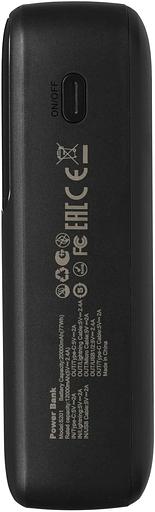 Мобильный аккумулятор Tecno Pocket S201 20000mAh 2.4A 2xUSB-A/USB-C черный фото 4