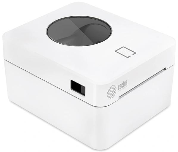 Термопринтер Cactus CS-TP-D410U-W 203dpi 160мм/с/USB для печ.этик. белый фото 1