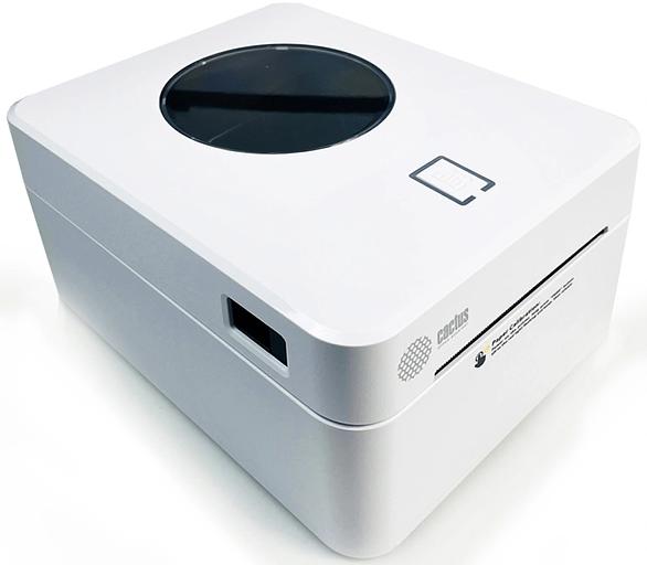 Термопринтер Cactus CS-TP-D410U-W 203dpi 160мм/с/USB для печ.этик. белый фото 7