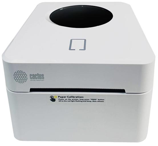 Термопринтер Cactus CS-TP-D410U-W 203dpi 160мм/с/USB для печ.этик. белый фото 8