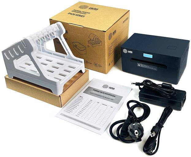 Термопринтер Cactus CS-TP-D420U 203dpi 160мм/с/USB для печ.этик. черный фото 5