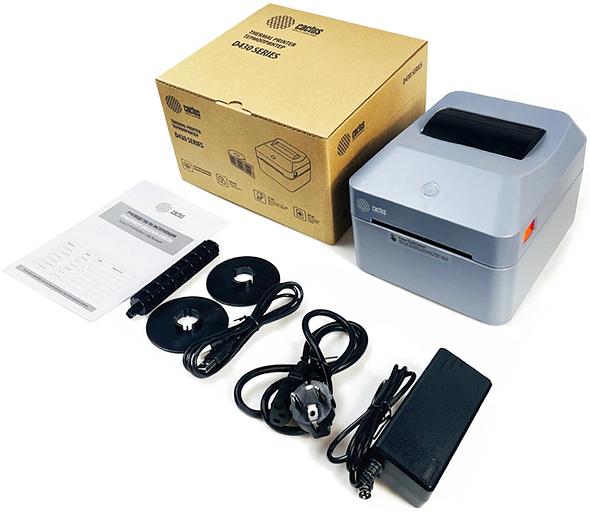 Термопринтер Cactus CS-TP-D430U 203dpi 160мм/с/USB для печ.этик. черный фото 6