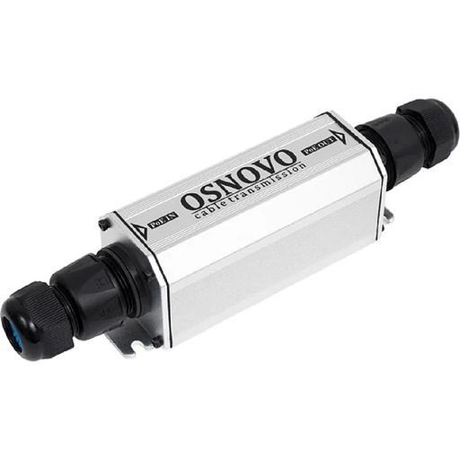 E-PoE/1GW Уличный PoE удлинитель 10M/100M/1000M Gigabit Ethernet до 500м (до 22W). фото 1