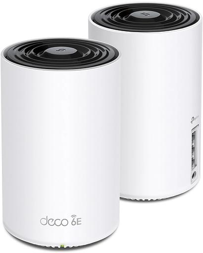 Бесшовный Mesh роутер TP-Link Deco XE75 AXE5400 10/100/1000BASE-TX белый (упак.:2шт) фото 2
