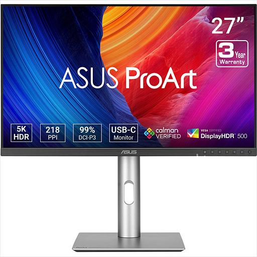 Монитор ASUS 27" ProArt PA278CGV IPS 5120x2880 5ms 350cd HDR10 60Hz HDMI USB-Hub*2 DP MM Swivel Pivot HAS Black-Silver фото 1