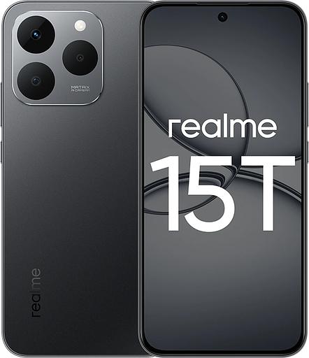Смартфон Realme RMX5111 15T 128Gb 8Gb темно-серый моноблок 3G 4G 6.78" 1264x2780 Android 15 50Mpix 802.11 a/b/g/n/ac/ax/be NFC GPS GSM900/1800 GSM1900 фото 1