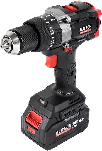 Дрель-шуруповерт Elitech CD 20BL2 (E2201.042.02) 80Вт аккум. патрон:быстрозажимной (кейс в комплекте) (205728) фото 2