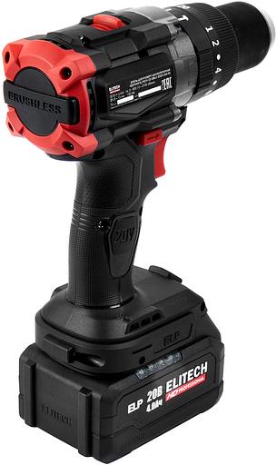 Дрель-шуруповерт Elitech CD 20BL2 (E2201.042.02) 80Вт аккум. патрон:быстрозажимной (кейс в комплекте) (205728) фото 5