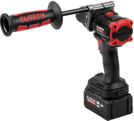 Дрель-шуруповерт Elitech CD 20BL2 (E2201.042.02) 80Вт аккум. патрон:быстрозажимной (кейс в комплекте) (205728) фото 8