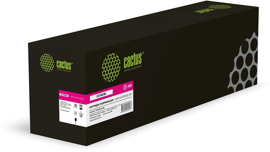Картридж лазерный Cactus CS-TK5215M пурпурный (15000стр.) для Kyocera TASKalfa 406ci с чипом фото 1