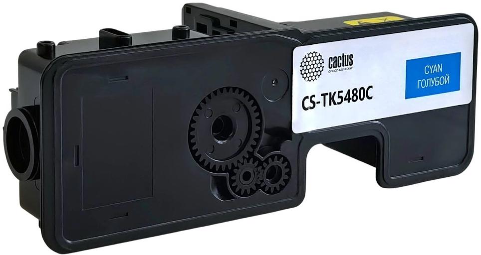 Картридж лазерный Cactus CS-TK5480С голубой (1250стр.) для Kyocera ECOSYS PA2101cx/PA2101cwx/MA2101cfx/MA2101cwfx с чипом фото 2