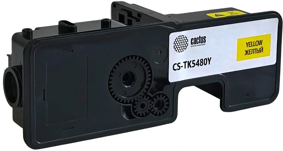 Картридж лазерный Cactus CS-TK5480Y желтый (1250стр.) для Kyocera ECOSYS PA2101cx/PA2101cwx/MA2101cfx/MA2101cwfx с чипом фото 2