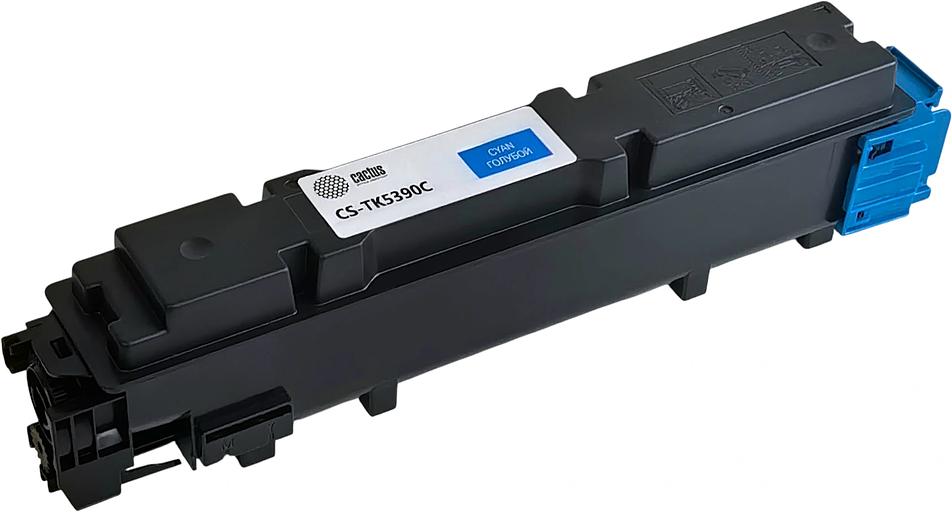 Картридж лазерный Cactus CS-TK5390С голубой (13000стр.) для Kyocera ECOSYS PA4500cx с чипом фото 2