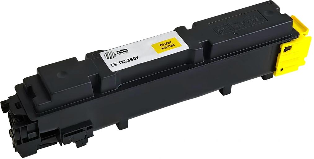 Картридж лазерный Cactus CS-TK5390Y желтый (13000стр.) для Kyocera ECOSYS PA4500cx с чипом фото 2