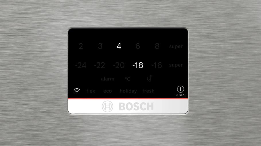 Холодильник Bosch KGP76AIC0N 2-хкамерн. нержавеющая сталь фото 2