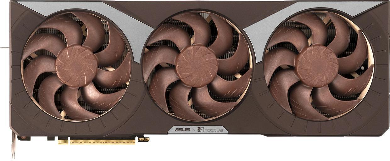 Видеокарта Asus PCI-E 5.0 RTX5080-O16G-NOCTUA NVIDIA GeForce RTX 5080 16Gb 256bit GDDR7 2700/30000 HDMIx2 DPx3 HDCP Ret фото 1