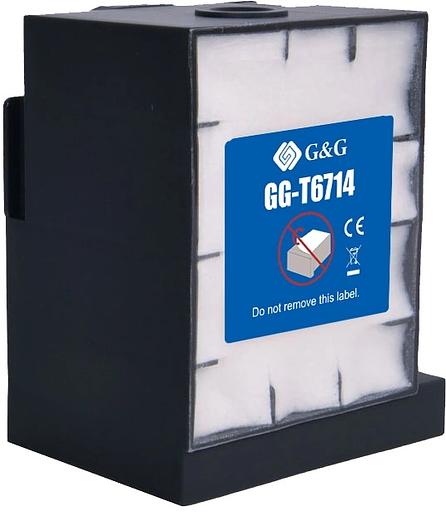 Бункер G&G GG-T6714 (C13T671400 емкость для отработанных чернил) для Epson WorkForce Pro WF-C8190/C8610/C8690/C869R/C878R/C879R Series фото 2