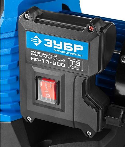 Насос садовый Зубр НС-Т3-600 600Вт 3300л/час фото 4