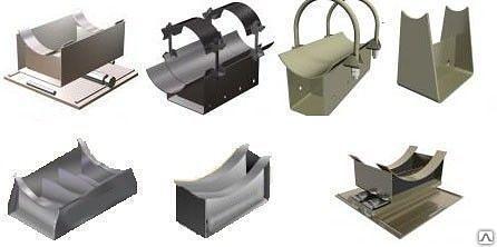 Опоры трубопроводов скользящие и неподвижные фото 1