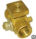 Кран 11Б18бк без фланца для контрольного манометра, с ручкой (Беларусь) фото 1