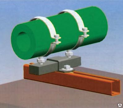 Опоры и подвески технологических пластмассовых трубопроводов фото 1