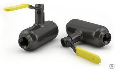 Кран Шаровый Стальной Муфтовый полнопроходной 11с39п для труб фото 1