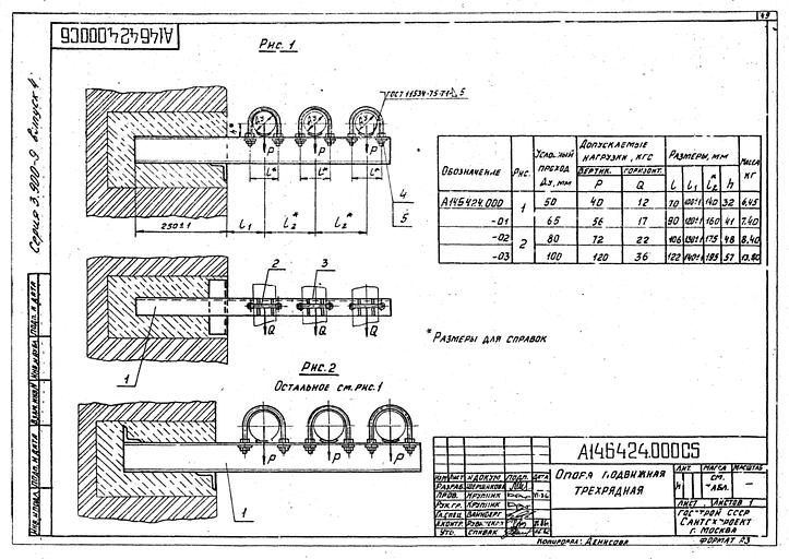 Опора Серия 3.900-9 А14Б 424.000 Выпуск 4 фото 1