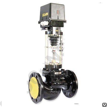 Клапан чугунный запорно-регулирующий 25ч945нж с ЭИМ типа ST-01 для труб фото 1