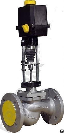 Клапан чугунный запорно-регулирующий 25ч945п с ЭИМ типа ST-01 для труб фото 1