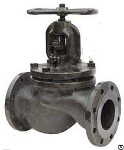 Клапан запорный чугунный 15ч14п для труб фото 1