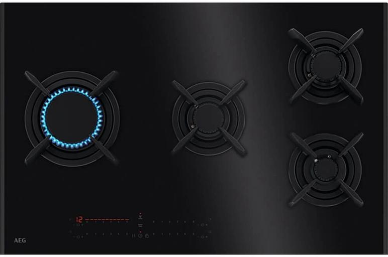 Газовая варочная поверхность AEG HVB8453IB черный фото 1