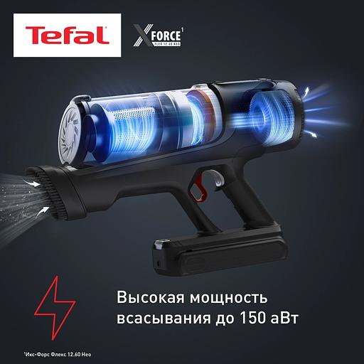 Пылесос Tefal X-Force Flex TY9LC1WO 150Вт серый/синий фото 4
