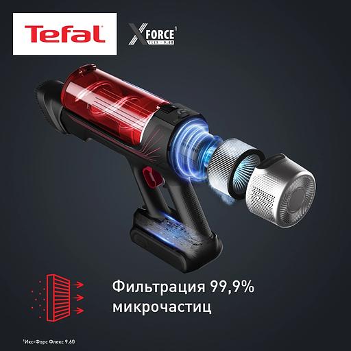 Пылесос Tefal X-Force Flex TY2079WO 250Вт черный/красный фото 9