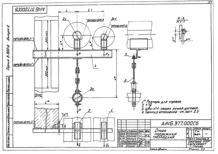 Опора Серия 3.900-9 А14Б 377.000 Выпуск 2 фото 1