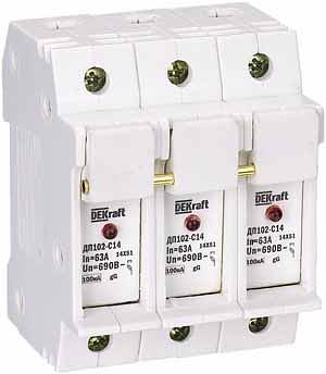 Держатель предохр. типа C14 со светодиодной и фото 2