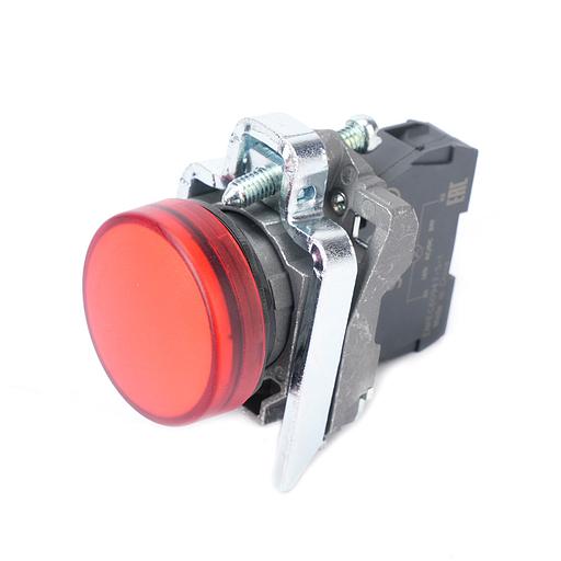 Лампа светосигнальная d22мм 24В DC красн. в сборе SE SB4BVB4 фото 1