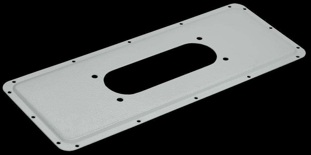 Фланец кабельный TITAN 445х120 с отверстием фото 1