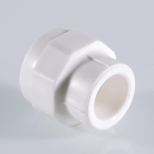 Муфта комбинированная 25 х 3/4' ВР полипропиленовая PPR белая фото 5