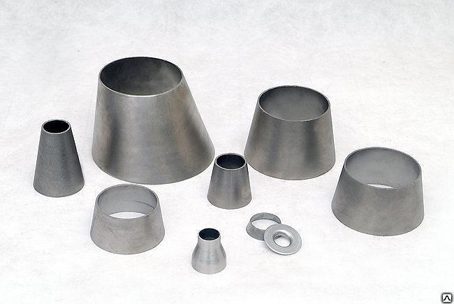 Переход нержавеющий AISI 304, AISI 321 ст12х18н10т ст 08х18н10т для труб фото 1