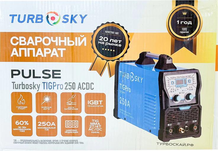 Сварочный аппарат Turbosky TIGPro 250 Pulse MIG-MAG/ММА/TIG 6.0кВт фото 8