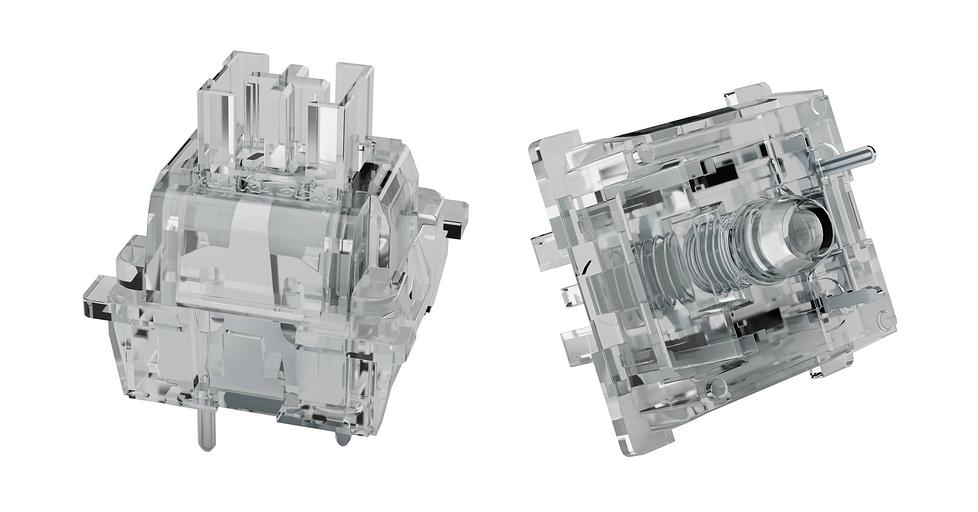 Redragon Переключатели Panda Crystal прозрачный,38 шт. фото 1