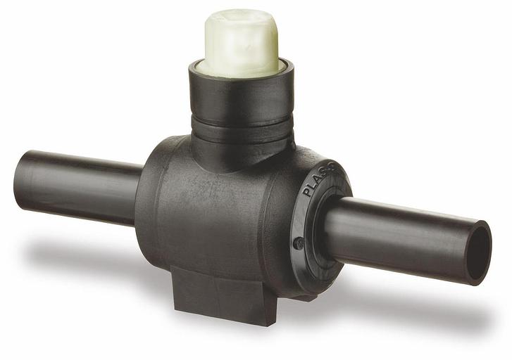 Кран шаровой 32 ПЭ100 SDR11 полиэтиленовый подземный фото 1