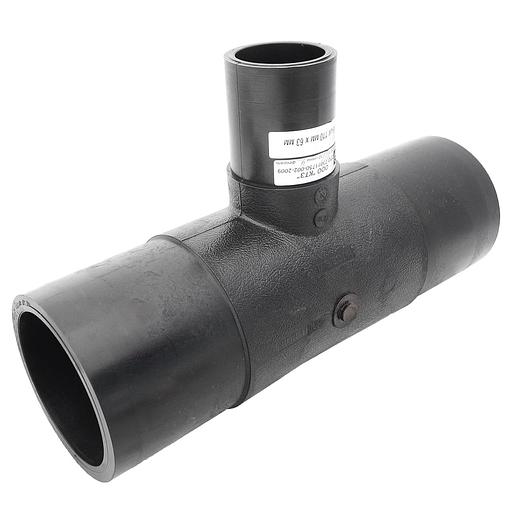 Тройник 110*90 ПЭ100 SDR17 литой полиэтиленовый редукционный фото 1