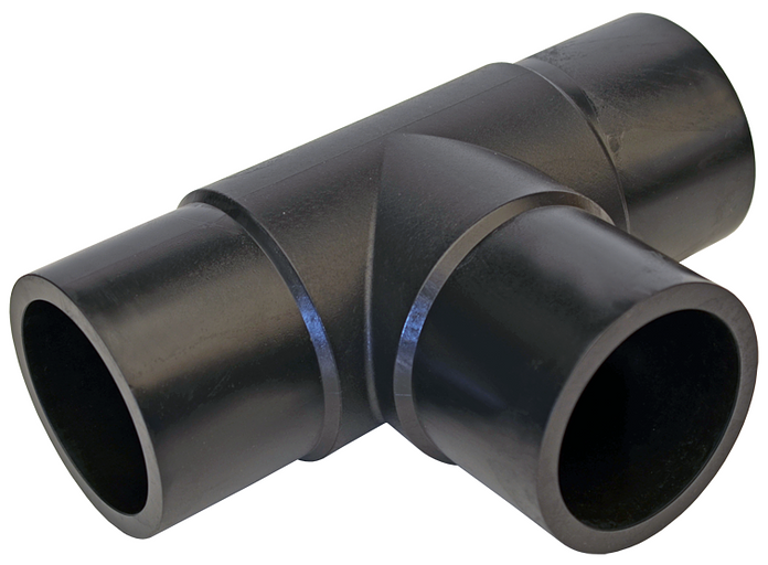 Тройник 355 ПЭ100 SDR17 литой полиэтиленовый фото 1