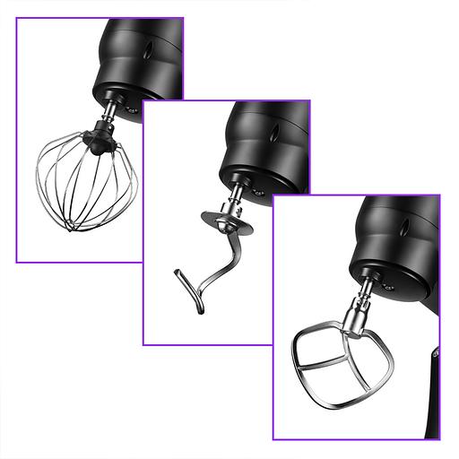 Миксер планетарный Kitfort КТ-3076 1800Вт черный фото 3