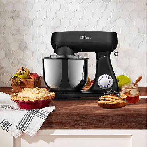 Миксер планетарный Kitfort КТ-3076 1800Вт черный фото 6
