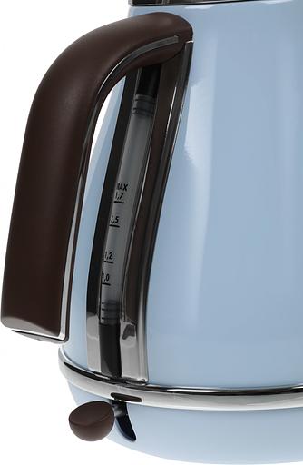 Чайник электрический Delonghi KBOV2001.AZ 1.7л. 2000Вт голубой корпус: металл/пластик фото 7