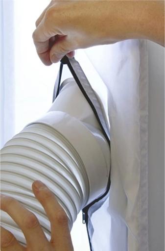 Кондиционер мобильный Midea MPPT-12CRFN7-Q серебристый/белый площ.35м2 инверт. фото 9