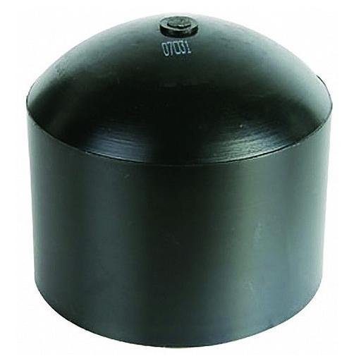 Заглушка 125 ПЭ100 SDR11 литая полиэтиленовая удлиненная фото 1