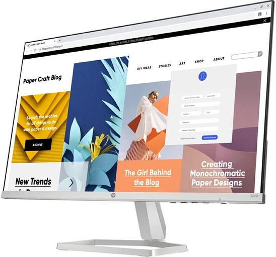 Монитор HP 23.8" Series 5 524sf черный IPS LED 16:9 HDMI матовая 300cd 178гр/178гр 1920x1080 VGA FHD 2.5кг фото 2